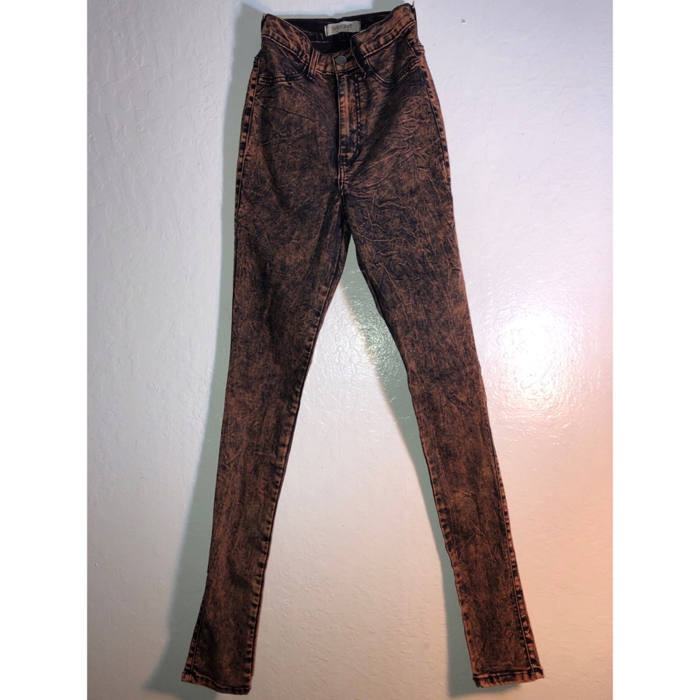 Marble tie-dye highrise jeans